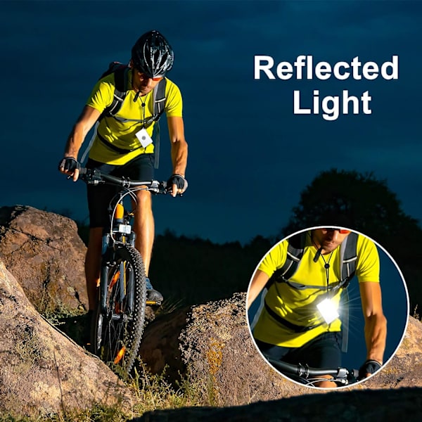 2 st reflekterande speglar 2 x 3 tum skicka fjärrstyrt PFD-speglar utomhus överlevnadssignal