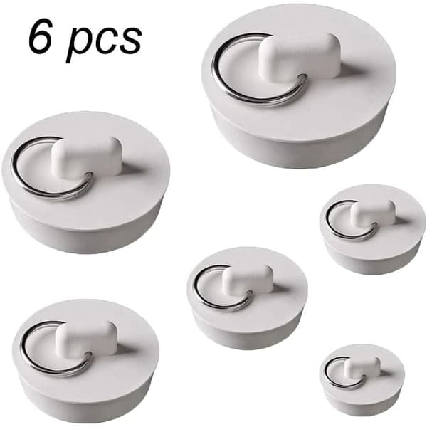 6-pakning Type A hvit gummi + Type B hvit gummi + Type C hvit gummi + Type D hvit gummi + Type E hvit gummi + Type F hvit gummi