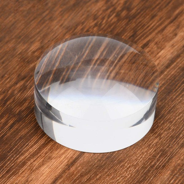 Pappersvikt kupol optisk förstoringsglas 8X förstoringsförmåga Förstoringsglas Förstoringsglas kupol