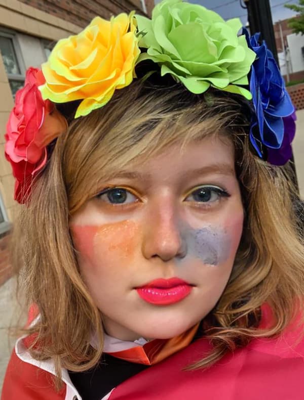 Rose Blomsterkrans Hodebånd Hodeplagg til Bryllupsfestival (Gul) yellow