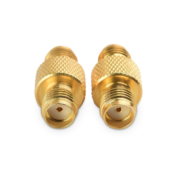2 st RF-adapter SMA hona SMA hona kontakt RF koaxialadapter