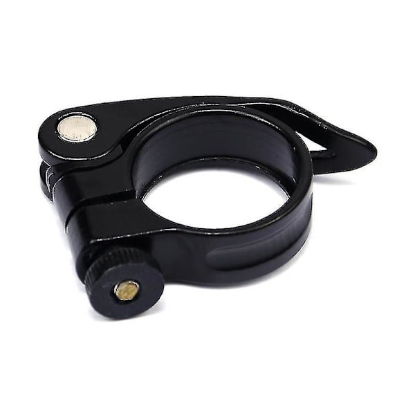 Cykelstolpsklämma i aluminiumlegering Snabbkoppling för cykelsadelstolpe (Svart 31,8 mm) Black 31.8mm