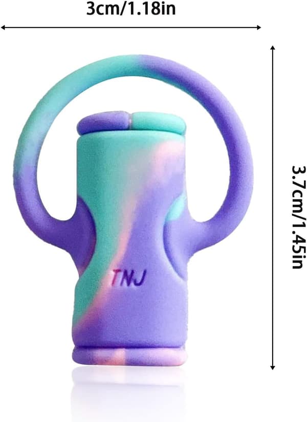 2-i-1 Datakabelbeskyttelse, Sød Silikone Datakabelopruller, Universal Mini Data (Kamuflage Blå Lilla) color 5