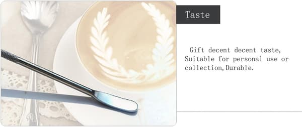 Set med 3 rostfria baristakaffe latte dekorations pennor
