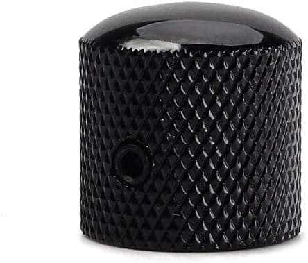 Præcisions guitar-knapper 6,0 mm diameter (pakke med 3) - Sort black