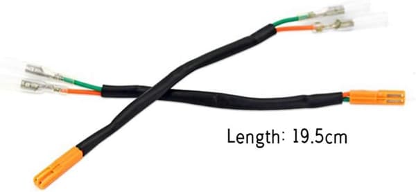 Motorcykelindikatoradapterkabelkontakt Adapterkabeladapterkabeladapter Kompatibel