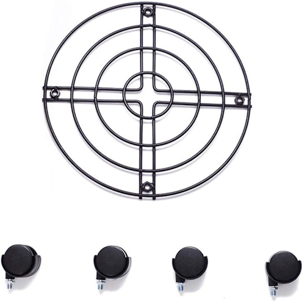 Växtkruka Bas Hjul Metallvagn Hjul Blomsterställ Pulley Blomsterställ