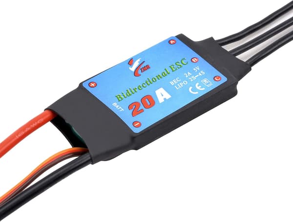 Tovejs 20A børsteløs ESC, marin pneumatisk undervandspropel 20A