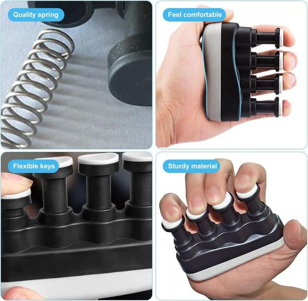 1 Pack Gitarrfingertränare, Handtränare för Gitarr, Handtränare Stärkande Fingertränare