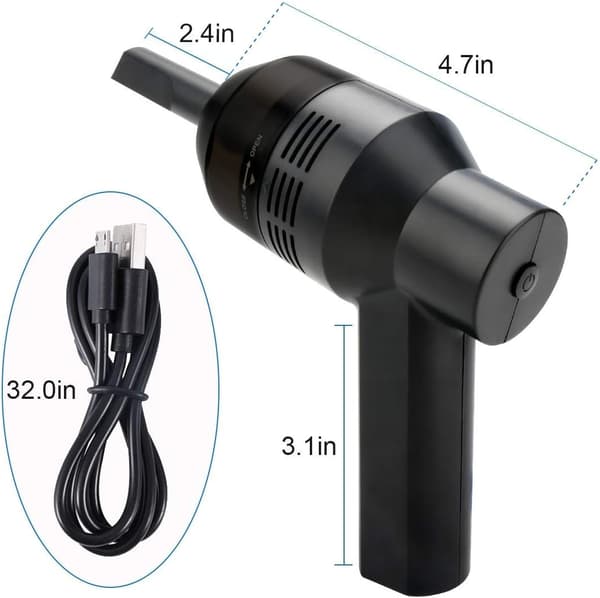 Näppäimistön puhdistaja Mini tehokas USB-johdoton tietokonepölynimuri