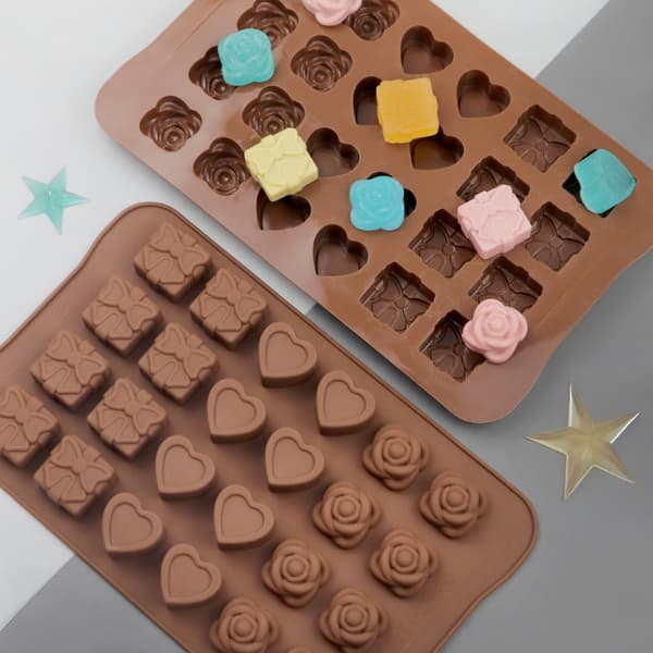 Chokoladeform 3 mønstre