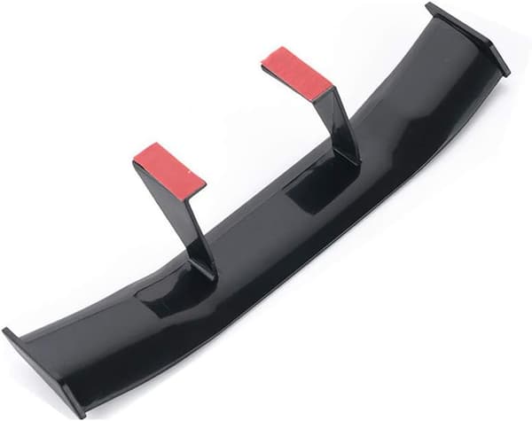 Universal Bil Mini Spoiler Vinge ABS materiale Spoiler Vinge Hale Udvendig Dekoration (Sort)
