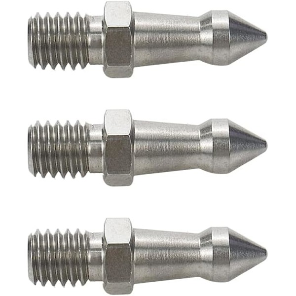 （3/8 tum） Rostfritt stål stativ hexagon skruv kamera stift monopod ersättningstillbehör