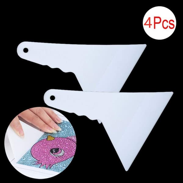 4-pack diamantmålning fixverktyg justeringstillbehör för 5D DIY diamantmålning justering