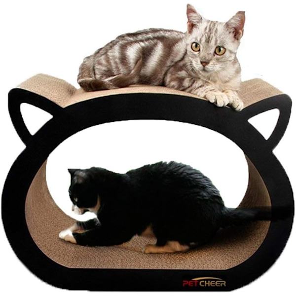 Petcheer kattträd, klös- och relaxområde för kattgräs
