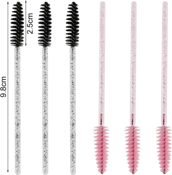 Engangs Mascara Applikator Børste Kosmetikk 100 Stykker (To Farger)