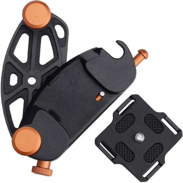 Kamerabältes spänne Snabbkoppling Kamerabälte DSLR Kameramontering (Orange)