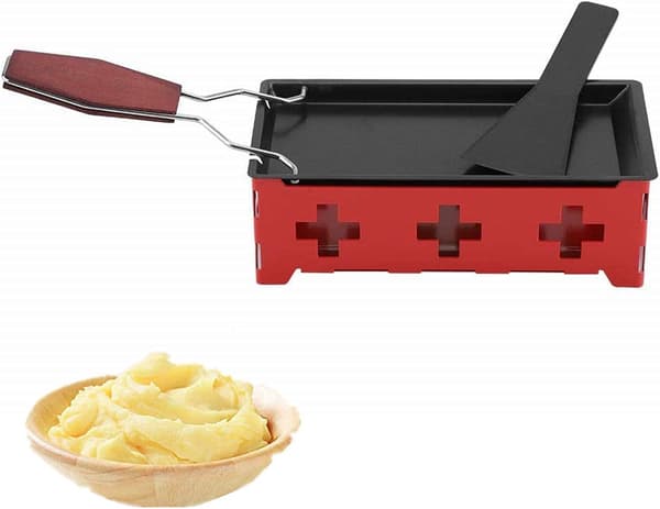 Strækbar non-stick ostegrillbageplade, tilbehør til metalgrillplade