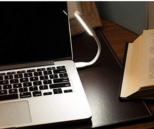 5 stk fleksibel USB LED-lampe bærbar nattlampe leselampe for datamaskin og andre USB-enheter