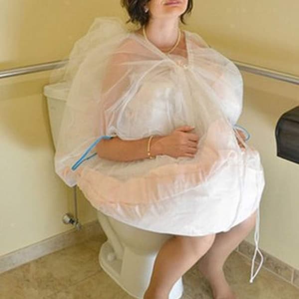 1 st Brudklänning Underskirt Spara Bruden Från Toalett Bröllopsklänning Bröllopstillbehör