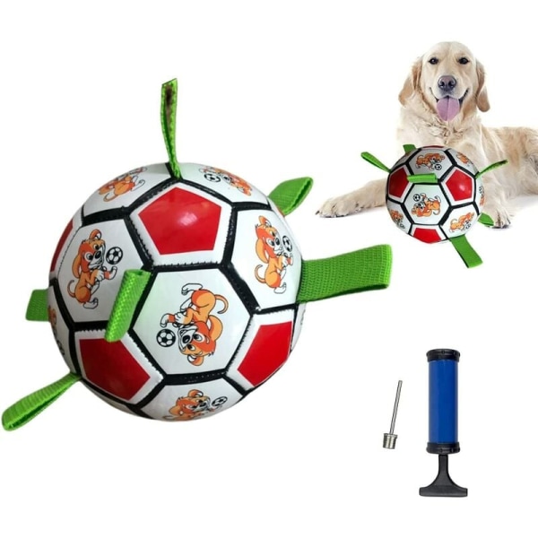 Hundleksak Oförstörbar Hundboll Okrossbar Hundboll Hundboll Interaktiva Hundbollar Hundar leker inomhus och utomhus, skicka luftpump