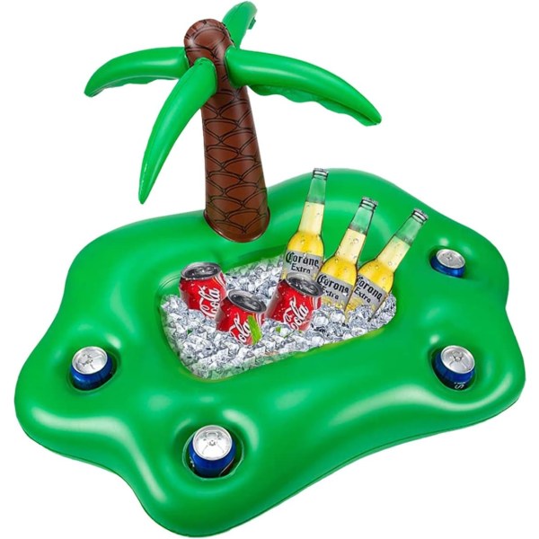 Drink Holder Pool Uppblåsbar Pool Bar Uppblåsbar Pool Drink Holder Flytande（kokospalm） Color 2