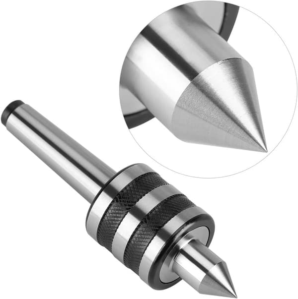 MT2 Live Revolving Center Hög precision Medium Turning Tools Delar för svarvmaskin, 0,01 noggrannhet