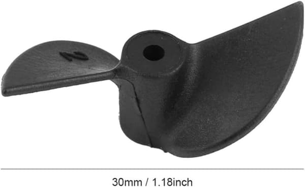 1 par RC-båtpropeller, 2 blader CW CCW nylonpropellsett for 2 mm akseltilbehør