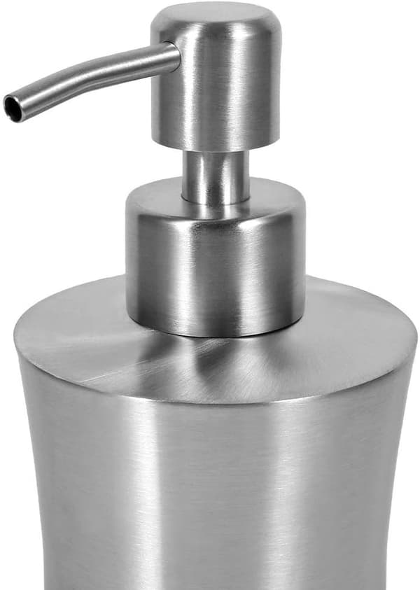 Rustfrit stål brusepumpe lotion sæbedispenser flydende flaske (400ml) 1 stk 400ml