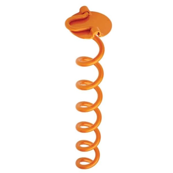 Utomhus ANCFR16-ORG-A hopfällbar ring spiraljordankare, orange, 16 tum