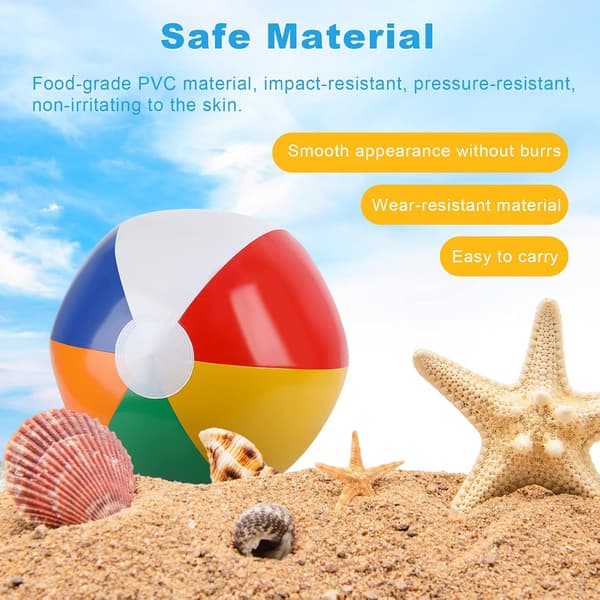 10-pack 30 cm diameter vattenbollar uppblåsbara bulkfärgade set strandfestpåse leksak