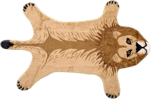 Leopard/lejon/tigermönstrad matta, imitations päls - För att dekorera ett barns sovrum（stil 1）