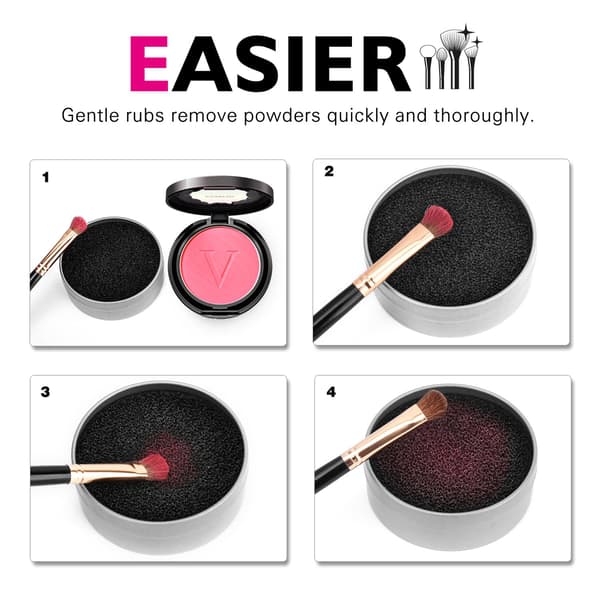 Make-up børsterenser, svamp farverensende make-up børste tørværktøj