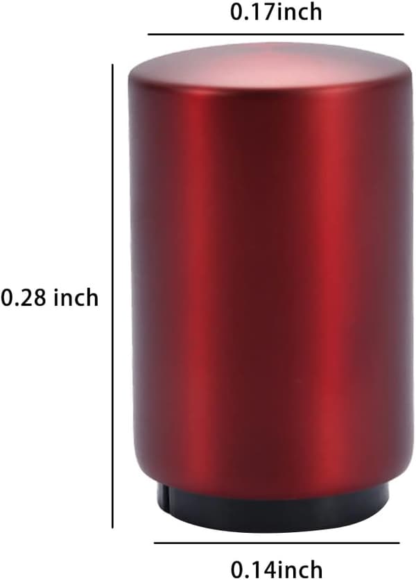 2-pak ølflaskeåbner, magnetisk flaskeåbner, push-down flaskeåbner Red