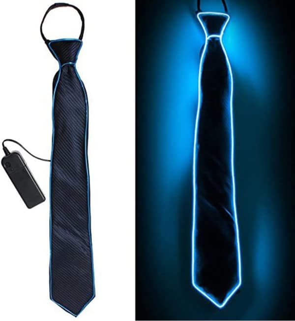 LED lysende slips, lys slips tilbehør, til karnevalsfest, danseshows, natbar dekoration