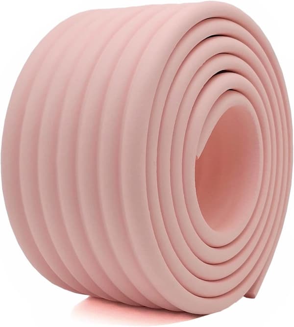 Multifunksjonell kant- og hjørnebeskyttelse Babysikkerhetsstøtfanger DIY 2m (Rosa) Pink