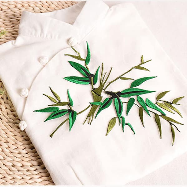 Sy på lapper DIY Patch Applikation Håndværk Tøj Broderi Patch til Cheongsam (Stor) l