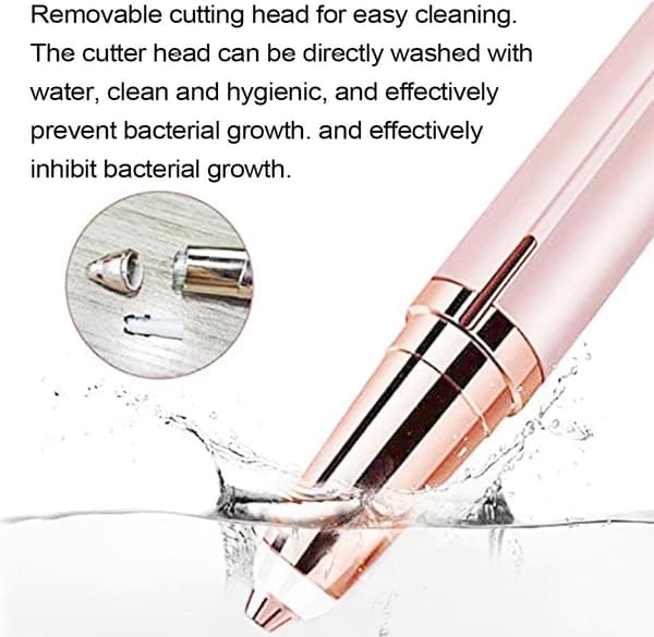 Dame Automatisk Bryn Trimning Ansigts Epilator (Rose Guld) 1 Styk