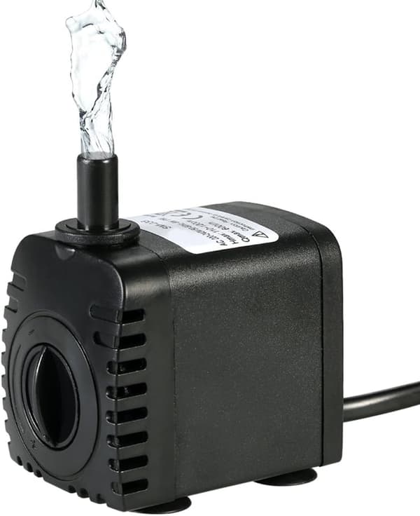Akvarium fisketank ultra-stille filter mikrovandpumpe (sort) 1 stk