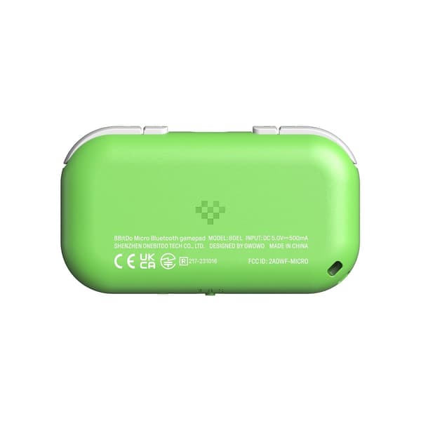 Micro Bluetooth Gamepad Lommestørrelse Mini Controller til Switch, Android og Raspberry Pi, Understøtter Tastaturtilstand (Grøn) green