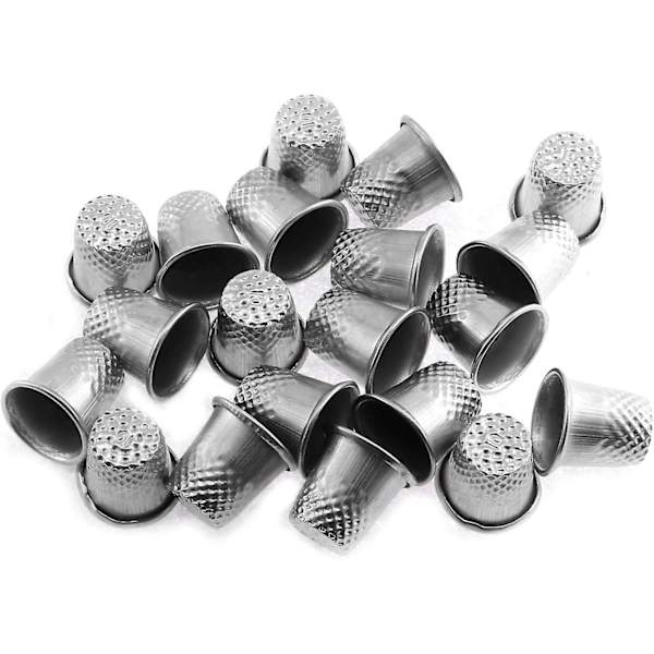 20 st symaskinsfingerborgar fingerskydd verktyg metall DIY handgjorda tillbehör