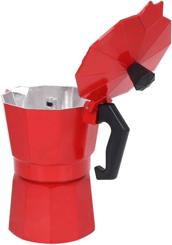 Kitchen Classic Stovetop Espresso Maker, 6-koppars induktionskaffebryggare