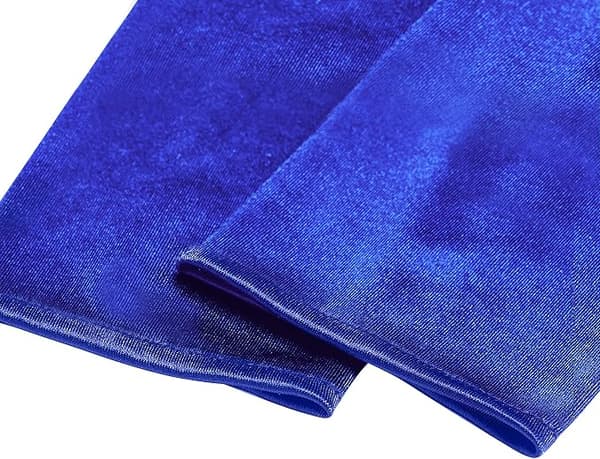 Aftenhanske damehanske lang sateng gant bryllup sateng kjole tilbehør til kveld elastisk størrelse 52 (kongeblå) Royal blue