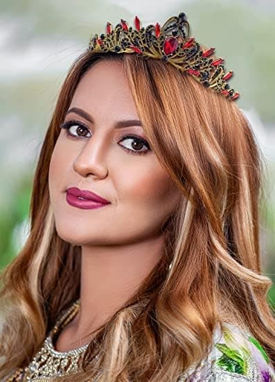 Krystalltiaraer Brudebryllupskroner Bladbarokk Prinsessekrone Krystall