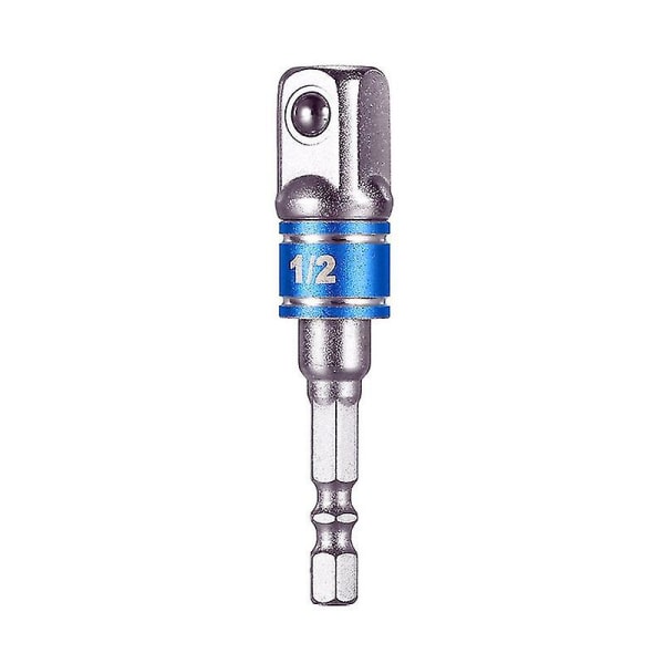 1/2\" Hex Skaft Adapter Förlängd Slagborr Bitsverktyg (Silver) Singel Silver