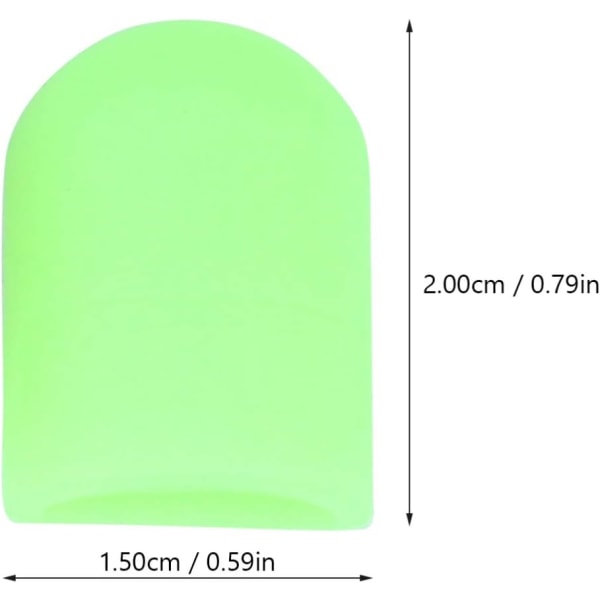 6 par silikon antisladd bromshandtag ärm cover Cykeltillbehör (blandad färg)