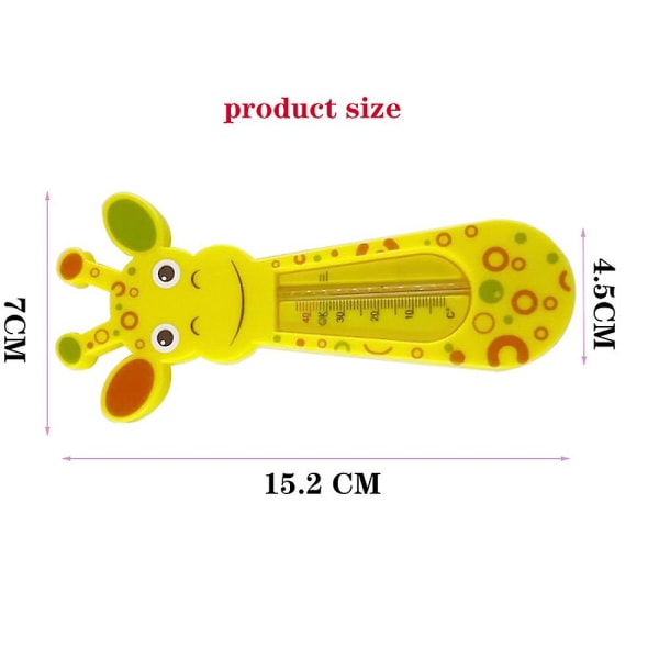 Giraff badtermometer för barn inomhus, baby badtermometer