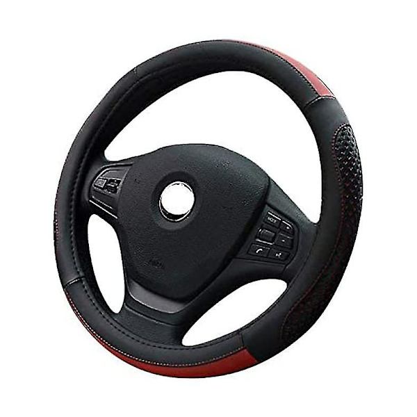 Bilstötskydd 38CM / 15 '' Hålpunchning Anti-Slip (Svart Röd)