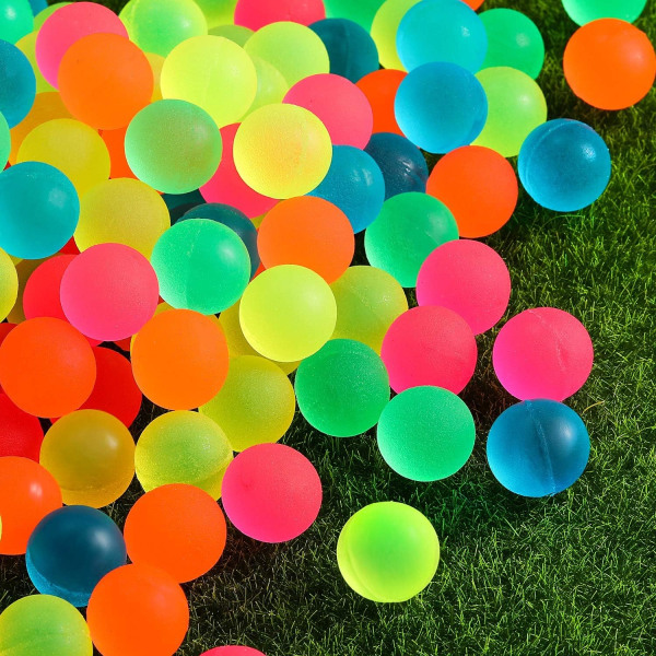 120st Hoppbollar - Färgglada studsbollar Bulk Party Bag Filler för skojs skull