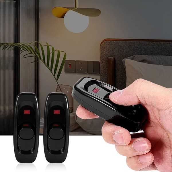 2 stk. Inline-afbryder Lavprofil Torpedo-afbryder AC 250V 10A til sengelampe skrivebordslampe (sort) black